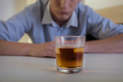 A drinking problem could begin with a young boy's first drink.