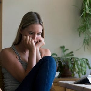 She is isolated and worried about her physical dependence on opiates.