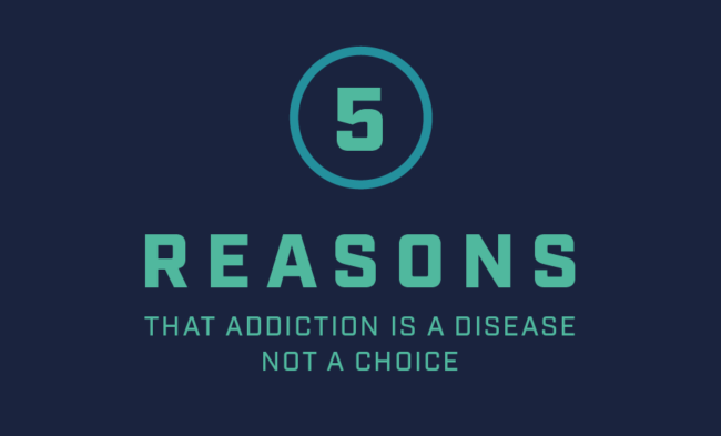 Disease Model of Addiction Infographic