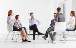 group therapy at a benzo rehab center west palm beach