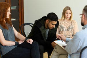 a group therapy session at humana detox center Ft Lauderdale