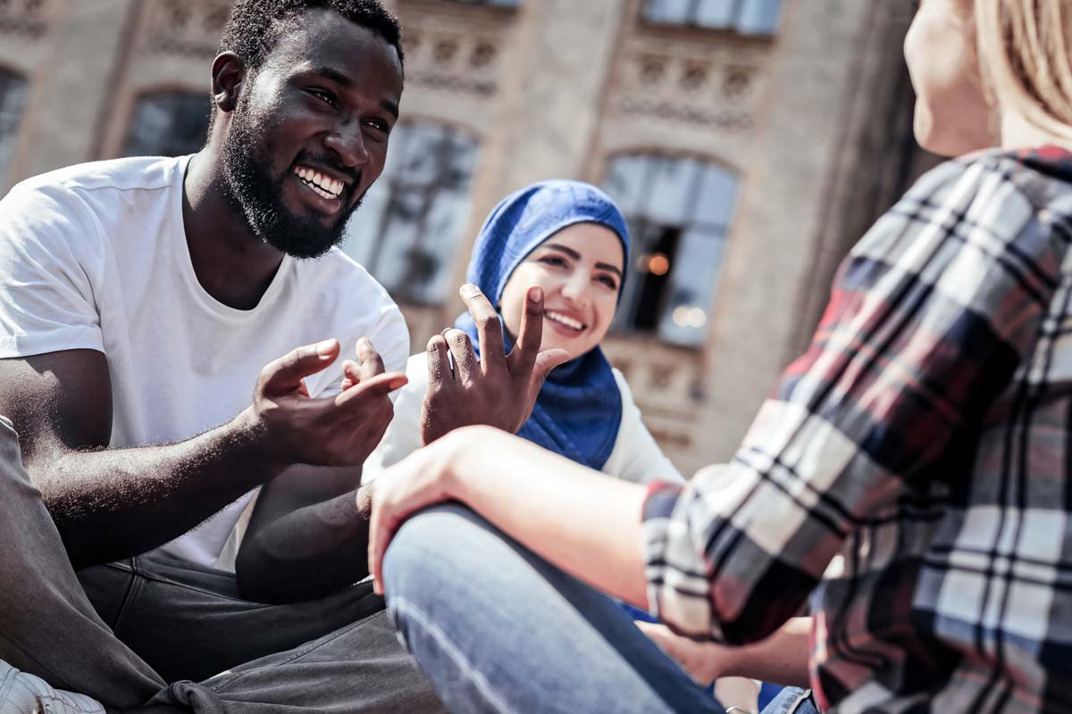 friends sitting in a circle learning essential life skills