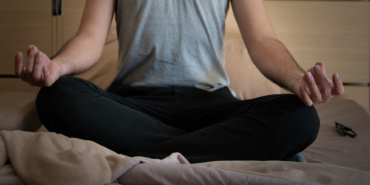 a person meditating after wondering can mindfulness meditation work for addiction