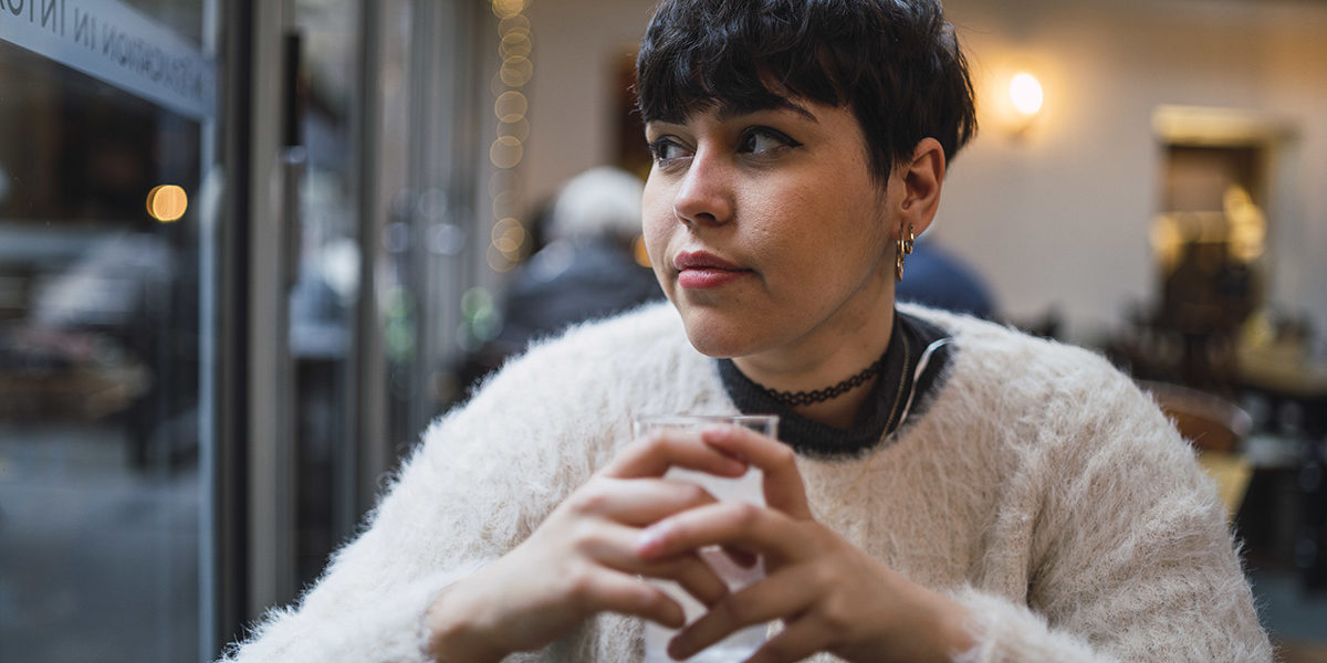 a woman getting coffee with her friend wondering will i need extended rehab care