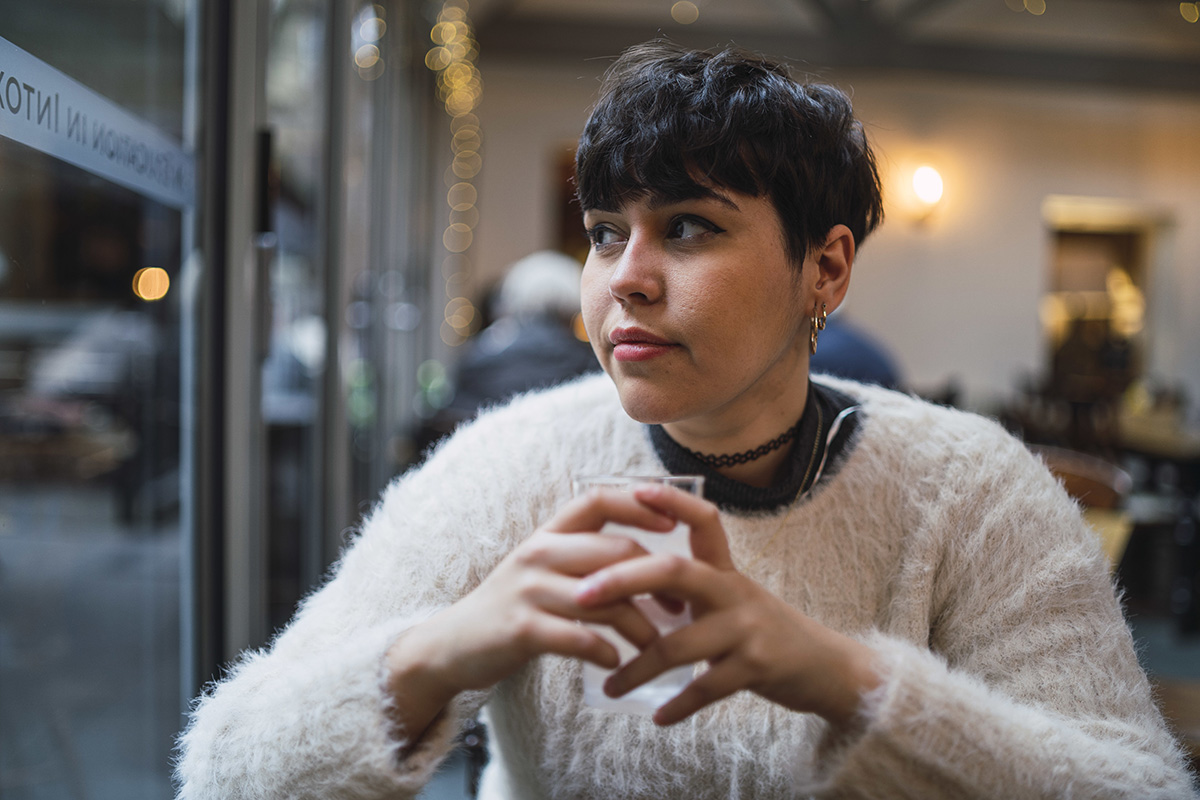 a woman getting coffee with her friend wondering will i need extended rehab care