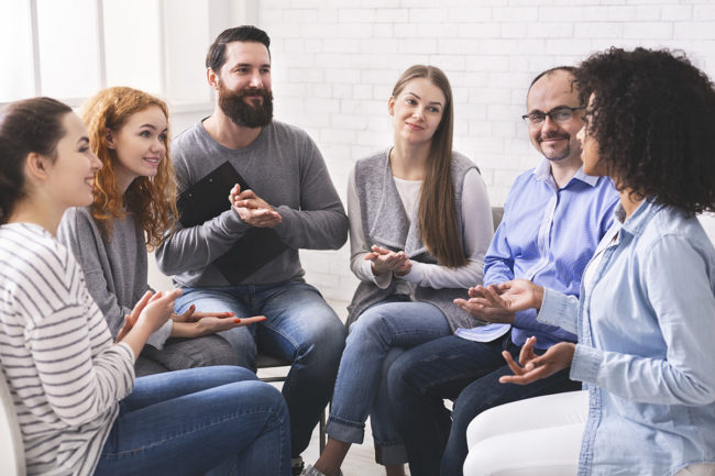 therapy session in detox centers in St. Lucie County