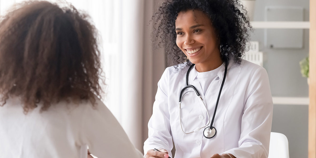 a doctor talking to a patient about kentucky detox treatment