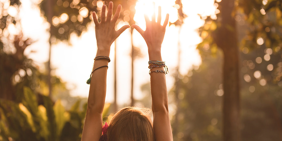 a woman hiking during Serenity House Detox & Recovery Jupiter