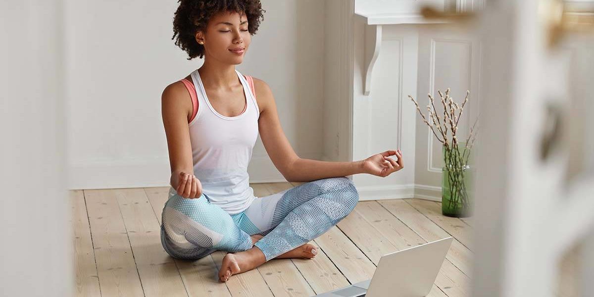 woman uses meditation to help her recovery