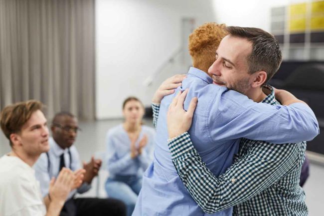 man understands that recovery doesnt require perfection