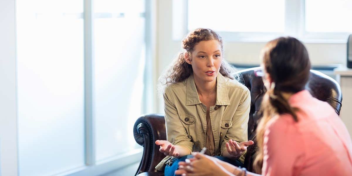 woman participates in young adult detox