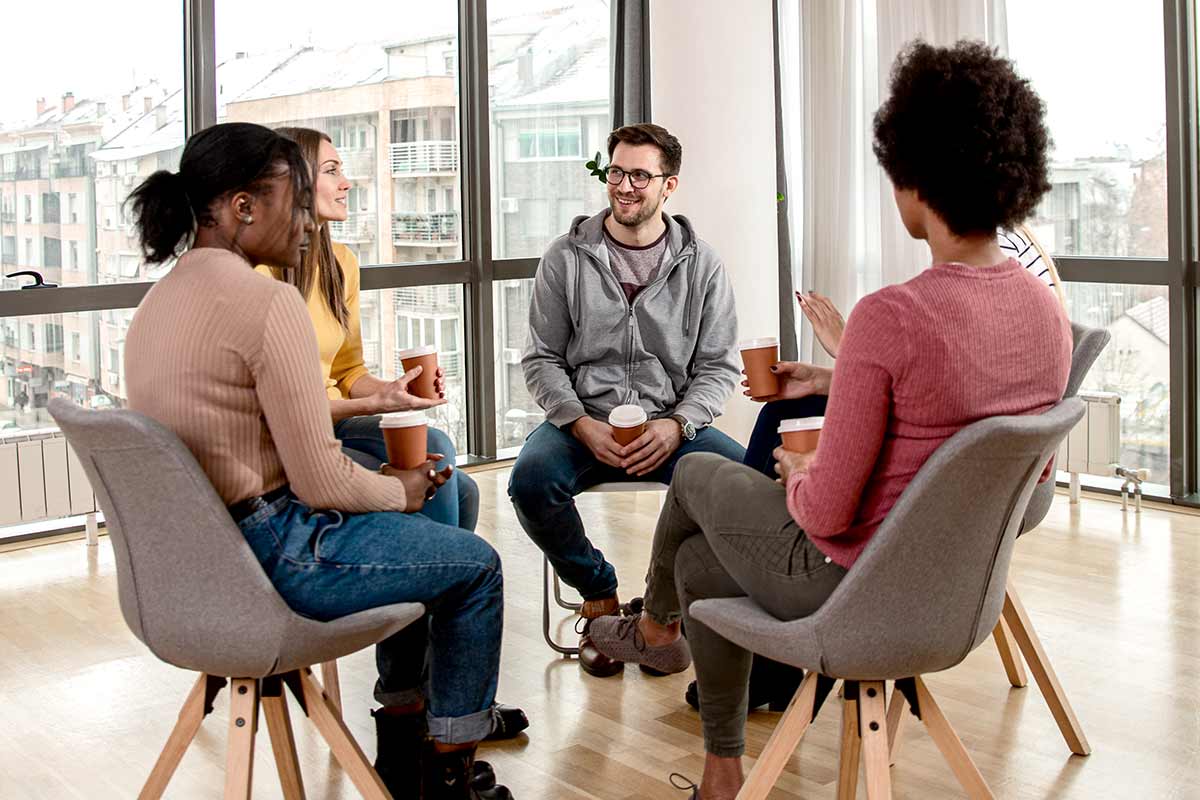 group discusses national public health week