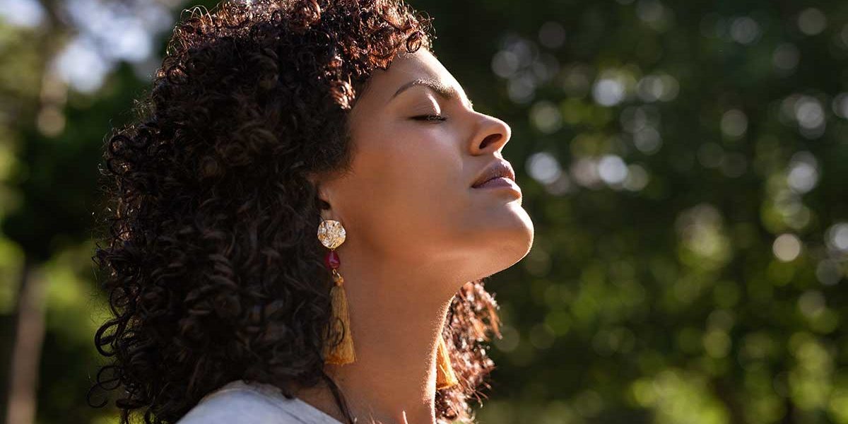 woman deals with sobriety in stressful times