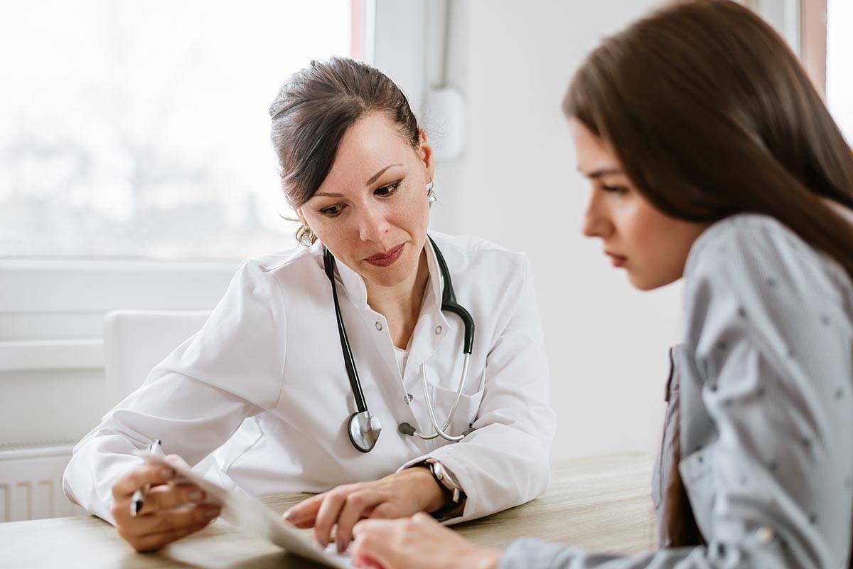 woman begins addiction treatment during womens health week