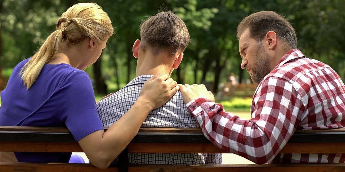 How to Help Your Son or Daughter Through Detox two parents help their son into young adult detox